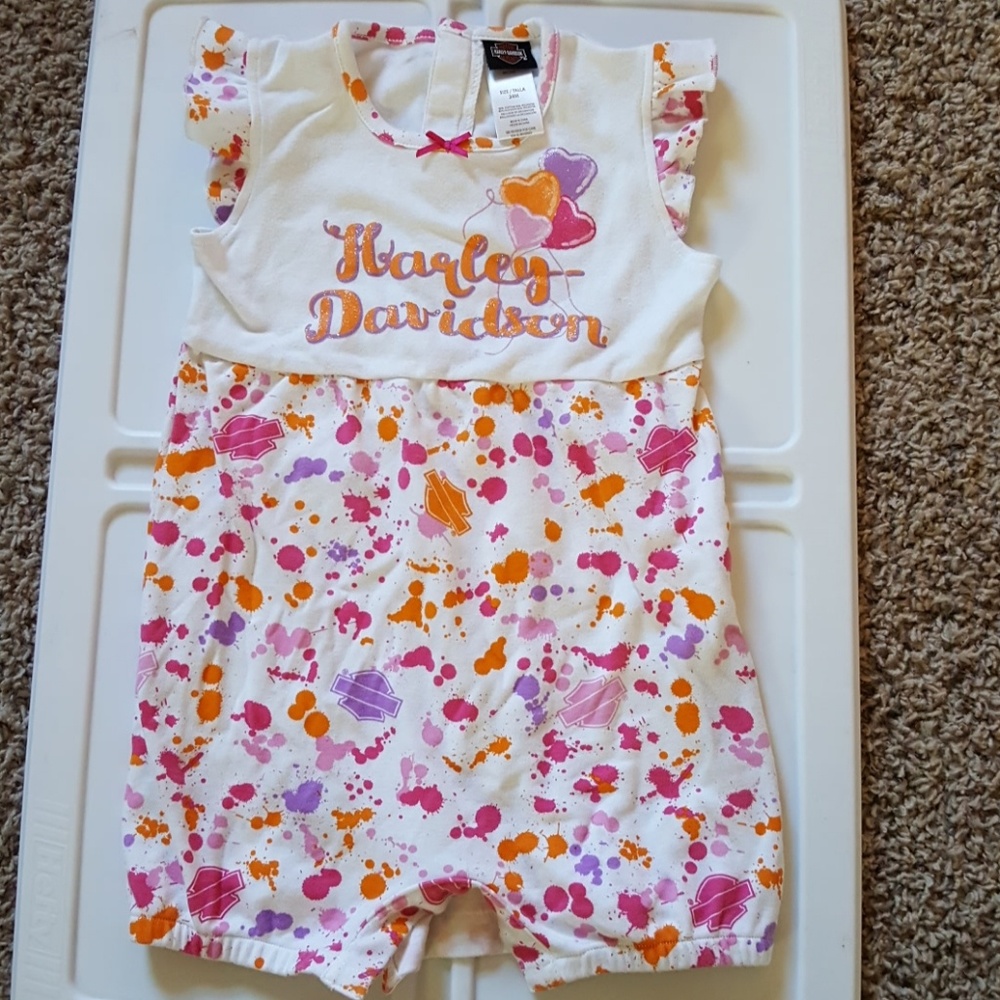 Harley Davidson romper 24mo